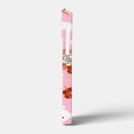 Japanse kunst Roze Sakuras & Rabbits Case-Mate iPhone Case (Achterkant / Links)