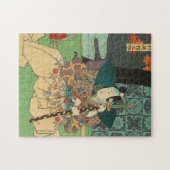 Japanse kunst - Samurai Holding A Katana Sword Legpuzzel (Horizontaal)