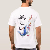 Japanse kunst t-shirt (Achterkant)