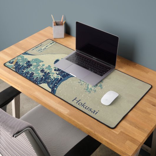  Japanse kunst, The Great Wave by Hokusai Bureaumat (Kantoor 2)