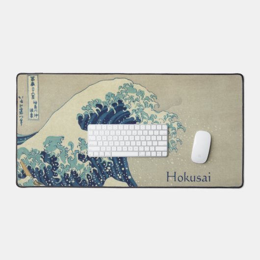  Japanse kunst, The Great Wave by Hokusai Bureaumat (Keyboard & Muis)