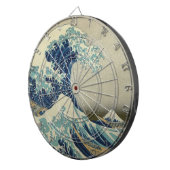 Japanse kunst, The Great Wave by Hokusai Dartbord (Voorkant Rechts)
