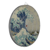 Japanse kunst, The Great Wave by Hokusai Dartbord (Voorkant Links)