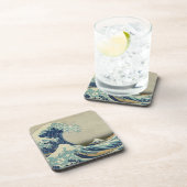 Japanse kunst, The Great Wave by Hokusai Drankjes Onderzetter (Rechterzijde)
