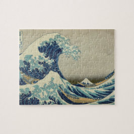  Japanse kunst, The Great Wave by Hokusai Legpuzzel