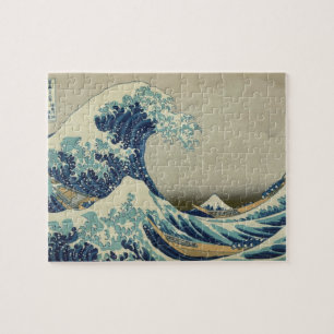  Japanse kunst, The Great Wave by Hokusai Legpuzzel
