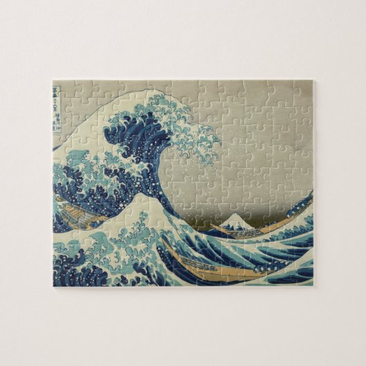 Japanse kunst, The Great Wave by Hokusai Legpuzzel (Horizontaal)