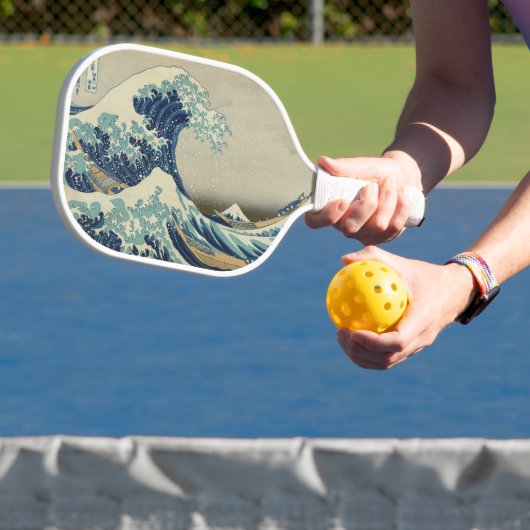 Japanse kunst, The Great Wave by Hokusai Pickleball Paddle (Insitu)