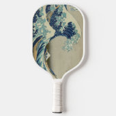 Japanse kunst, The Great Wave by Hokusai Pickleball Paddle (Achterkant)