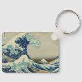 Japanse kunst, The Great Wave by Hokusai Sleutelhanger (Voorkant)