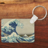 Japanse kunst, The Great Wave by Hokusai Sleutelhanger (Voorkant)