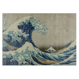  Japanse kunst, The Great Wave by Hokusai Snijplank