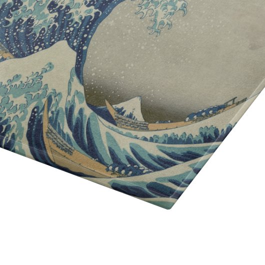 Japanse kunst, The Great Wave by Hokusai Snijplank (Hoek)