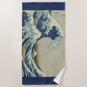 Japanse kunst, The Great Wave by Hokusai Strandlaken (Voorkant)