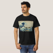  Japanse kunst, The Great Wave by Hokusai T-shirt (Voorkant volledig)