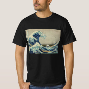  Japanse kunst, The Great Wave by Hokusai T-shirt