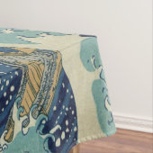  Japanse kunst, The Great Wave by Hokusai Tafelkleed (Voorbeeld)