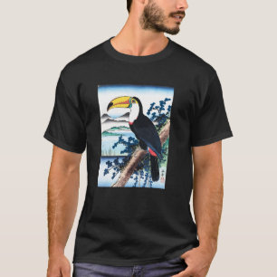 Japanse Kunst Toekan Kyosai Antieke Japan Kunstwer T-shirt