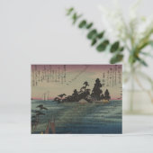 Japanse kunst van 1800 briefkaart (Staand voorkant)