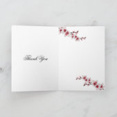 Japanse kunstdroom bedankkaart (Binnen)