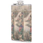 Japanse kunstfles heupfles (Links)