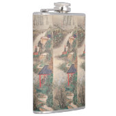 Japanse kunstfles heupfles (Rechts)