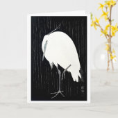 Japanse kunstkaart kaart (Gele Bloem)