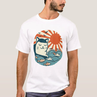 Japanse Kunstkat T-shirt