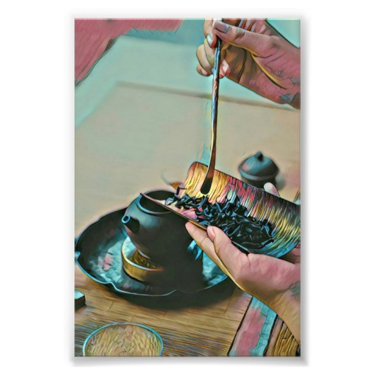 Japanse kunstminnaar foto afdruk (Voorkant)