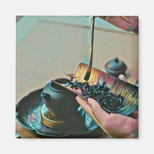 Japanse kunstminnaar magneet (Voorkant)