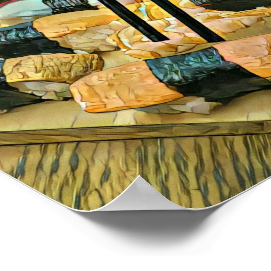 Japanse kunstminnaar poster (Hoek)