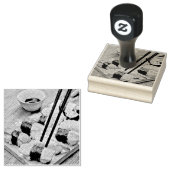 Japanse kunstminnaar rubberstempel (Gestempeld)