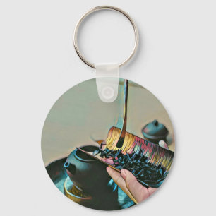 Japanse kunstminnaar sleutelhanger