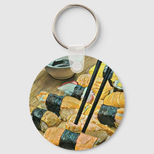 Japanse kunstminnaar sleutelhanger (Voorkant)