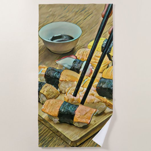 Japanse kunstminnaar strandlaken (Voorkant)