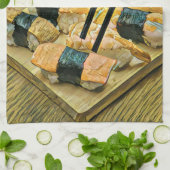 Japanse kunstminnaar theedoek (Gevouwen)
