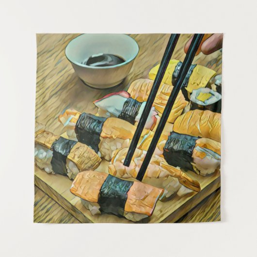 Japanse kunstminnaar wandkleed (Voorkant)