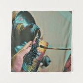 Japanse kunstminnaar wandkleed (Voorkant (horizontaal))