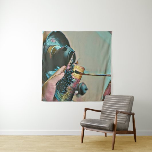 Japanse kunstminnaar wandkleed (In Situ (horizontaal))