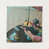 Japanse kunstminnaar wandkleed (Voorkant)