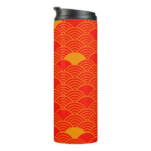Japanse Kunstpatroon Tumbler Thermosbeker