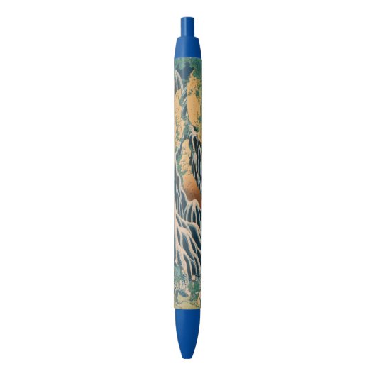 Japanse kunstpennen blauwe inkt pen (Voorkant Verticaal)