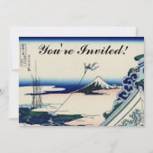 Japanse  Kunststof Fuji uit Honganji Temple Kaart (Voorkant)