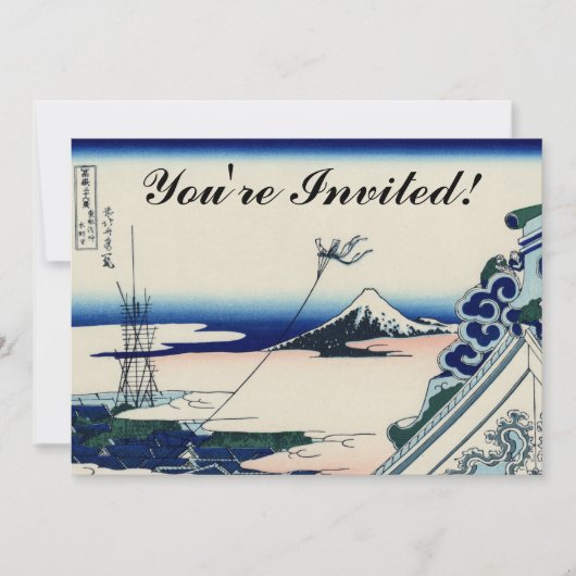 Japanse  Kunststof Fuji uit Honganji Temple Kaart (Voorkant)