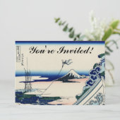 Japanse  Kunststof Fuji uit Honganji Temple Kaart (Staand voorkant)