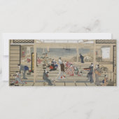 Japanse kunstuitnodigingen van Utamaro Kaart (Voorkant)