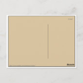  Japanse kunstvogel in de boom Briefkaart (Achterkant)