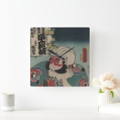  Japanse kunstwandklok Vierkante Klok (Huis)
