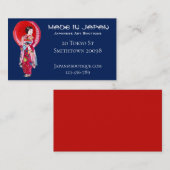 Japanse kunstwinkel japan-mode visitekaartje (Voorkant / Achterkant)