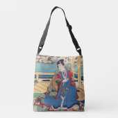 Japanse kunstzakken crossbody tas (Achterkant)